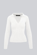Longsleeve Miss Polo Off White