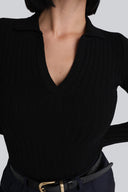 Longsleeve Miss Polo Black