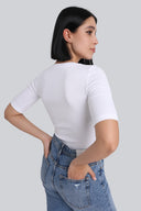 T-shirt Miss Lovable White