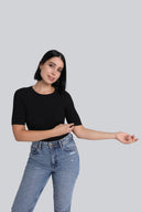 T-shirt Miss Lovable Black