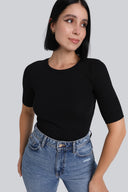 T-shirt Miss Lovable Black