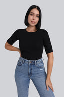 T-shirt Miss Lovable Black