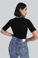 T-shirt Miss Lovable Black