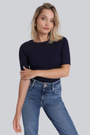 T-shirt Miss Lovable Navy