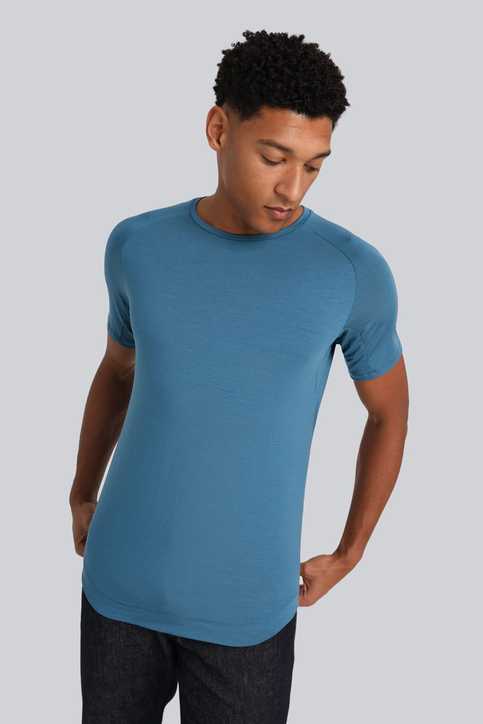Mr Fine Vintage Blue T-shirt