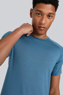 T-shirt Mr Fine Vintage Blue