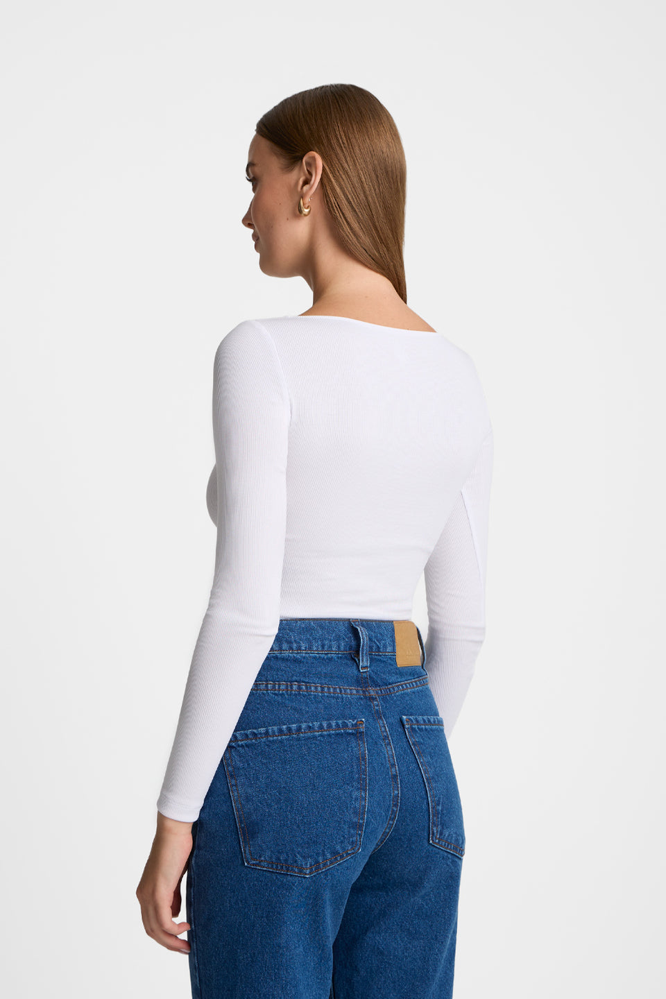 Miss Delicate White Long-Sleeved Top