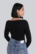 Longsleeve Miss Delicate Black