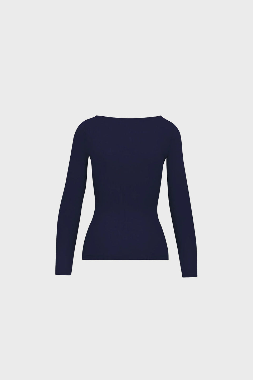 Miss Delicate Navy Long-Sleeved Top