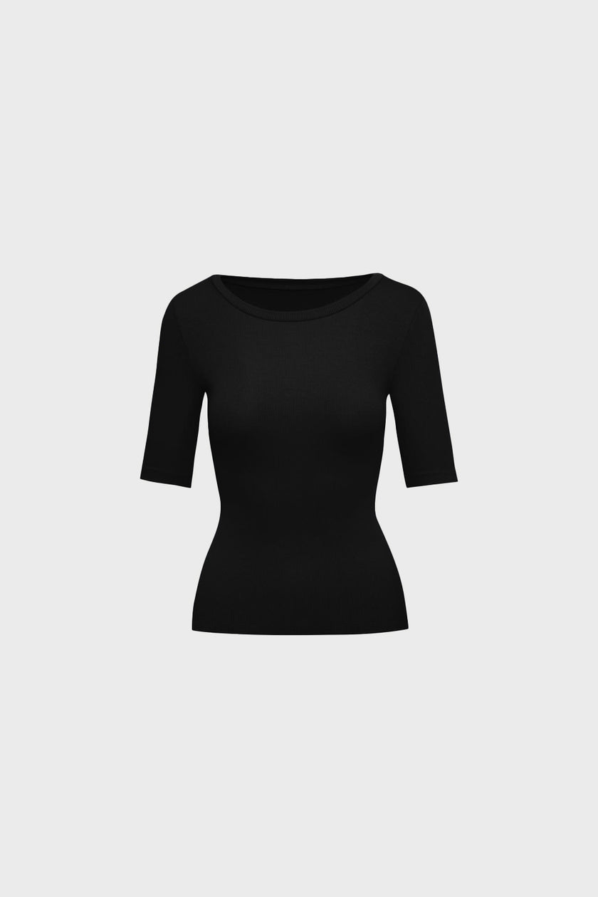 Miss Lovable Black T-shirt