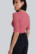T-shirt Miss Lovable Raspberry Pink