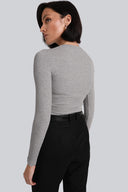 Longsleeve Miss Daily Melange Grey