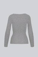 Longsleeve Miss Womanly Melange Grey