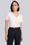 T-shirt Miss Classic Off White