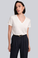 T-shirt Miss Classic Off White
