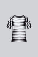 T-shirt Miss Marine V-neck Black Stripes