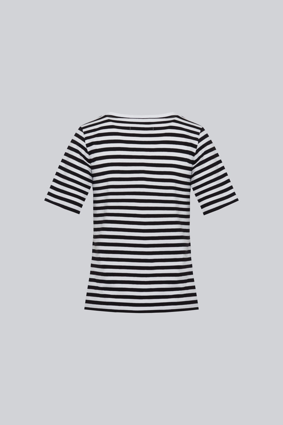 T-shirt Miss Marine V-neck Black Stripes