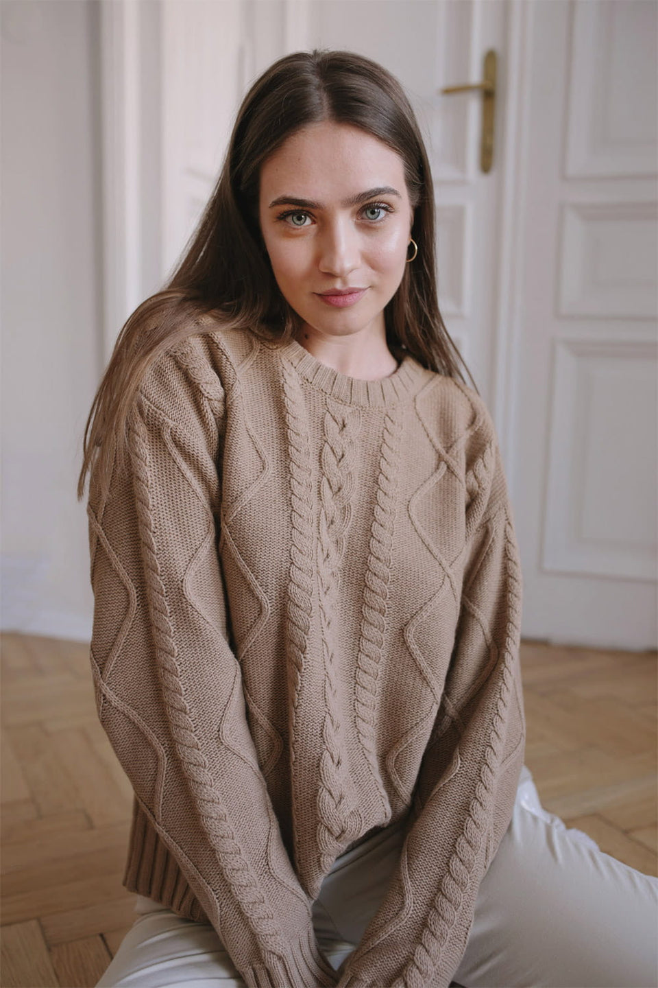 Sweter Miss Lovely Camel