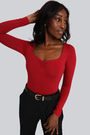 Body Miss Desire Wine Red