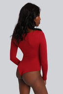 Body Miss Desire Wine Red