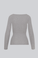 Longsleeve Miss Delicate Melange Grey