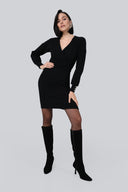 Sukienka Miss Wrap Black