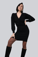 Sukienka Miss Wrap Black