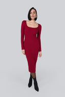 Sukienka Miss Bodycon Wine Red