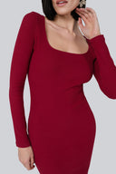 Sukienka Miss Bodycon Wine Red