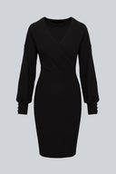 Sukienka Miss Wrap Black