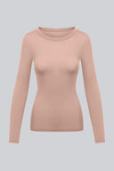 Longsleeve Miss Invisible C-neck Cappuccino
