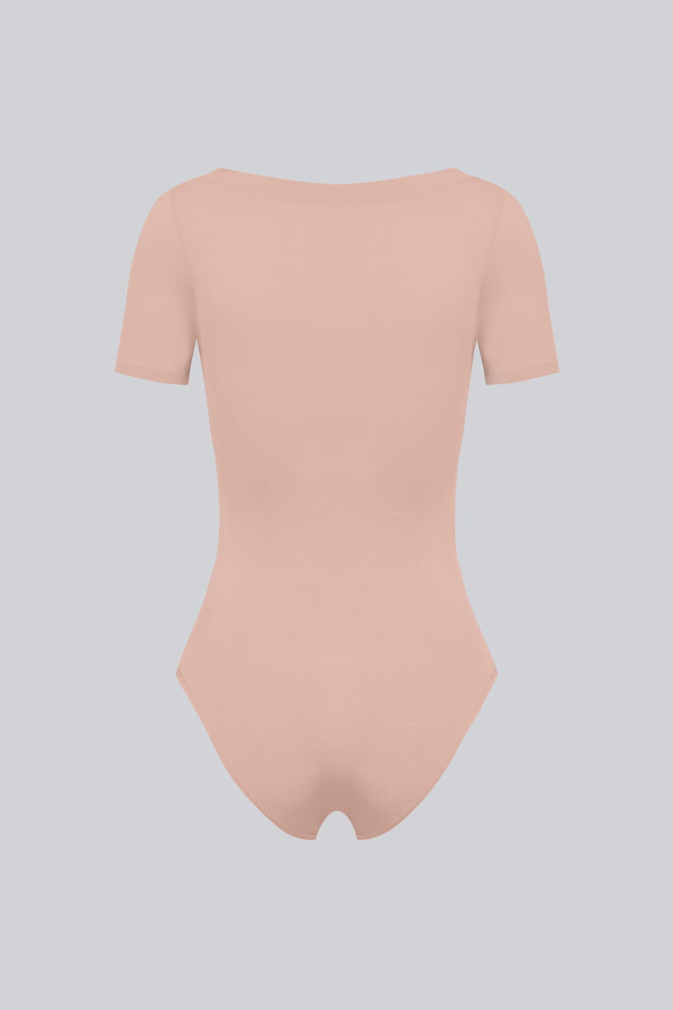 Miss Invisible Short-sleeved U-neck Bodysuit in Cappuccino