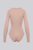 Body Miss Invisible Longsleeve C-neck Cappuccino