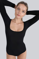 Body Miss Invisible Longsleeve U-neck Black