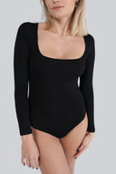 Body Miss Invisible Longsleeve U-neck Black