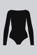 Body Miss Invisible Longsleeve U-neck Black