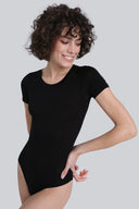 Body Miss Invisible Shortsleeve C-neck Black