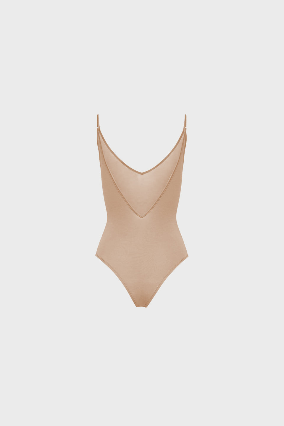 Miss Intimacy Open Back Nude Bodysuit