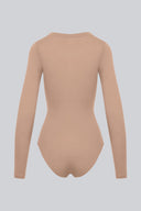 Body Miss Invisible Longsleeve C-neck Nude