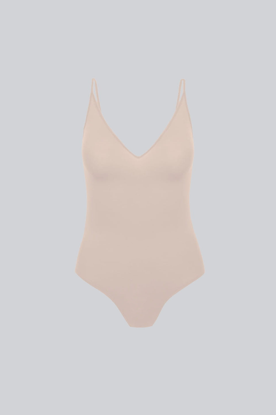 Miss Intimacy Open Back Sand Bodysuit
