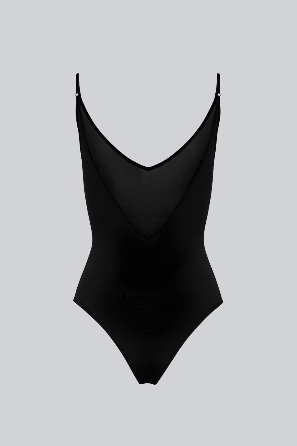 Miss Intimacy Open Back Bodysuit – Black