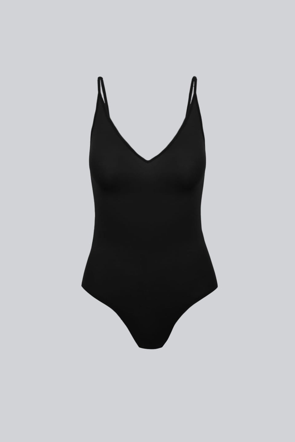 Miss Intimacy Open Back Bodysuit – Black