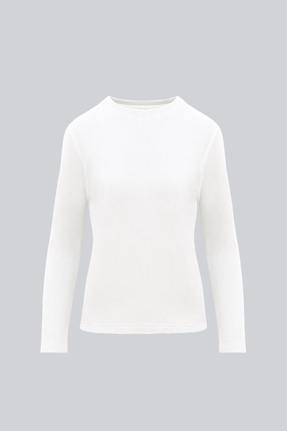 Miss Dapper Off-White Long-Sleeved Top