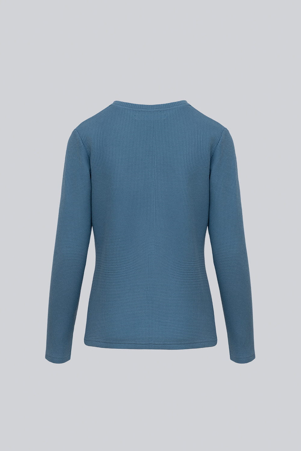 Miss Dapper Blue Long-Sleeved Top