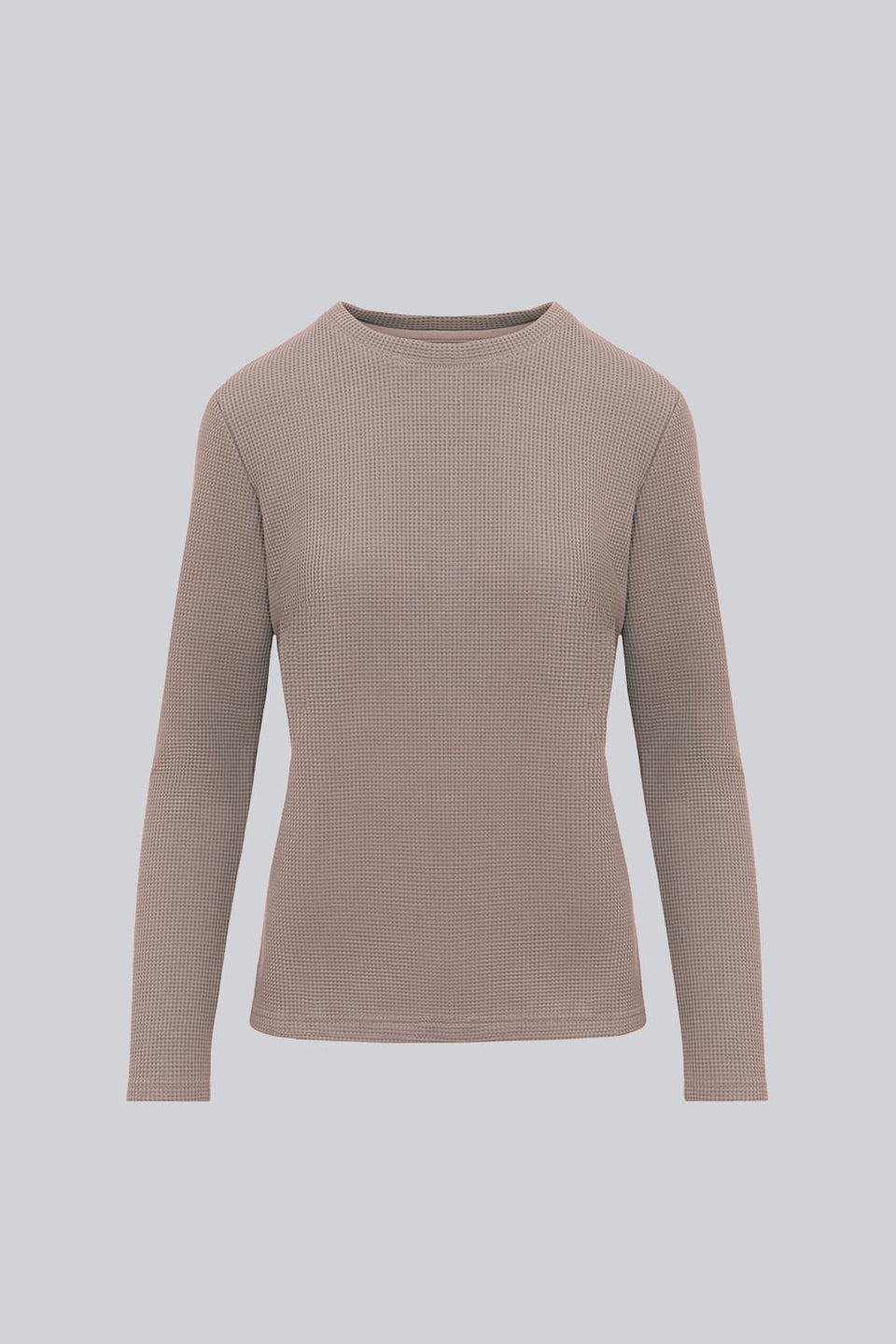 Miss Dapper Long-Sleeved Top – Beige