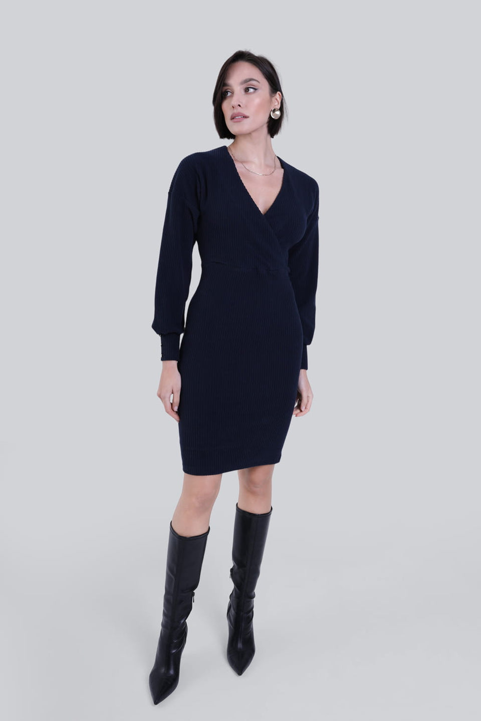 Sukienka Miss Wrap Navy