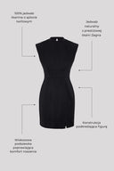 Sukienka Miss Smart Black