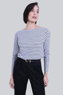 Longsleeve Miss Frenchie Navy Stripes