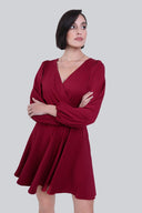 Sukienka Miss Ladylike Wine Red