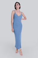 Sukienka Miss Gently Silver Blue